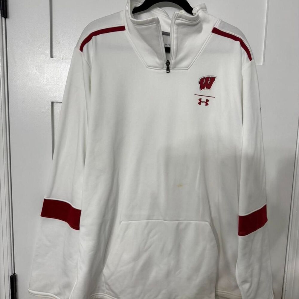 Under-armour Men's White Sweatshirt